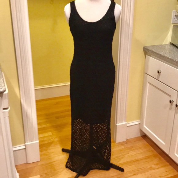 Apt. 9 Dresses & Skirts - Apt 9 Black Crocheted Mini to Maxi Dress NWOT